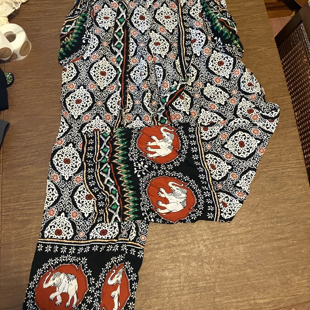 Boho Soft Pants with Tie